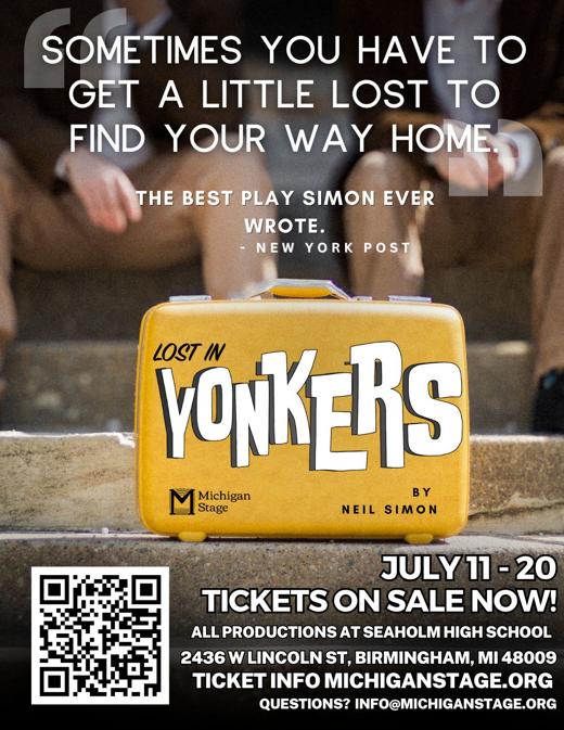 Lost In Yonkers show poster
