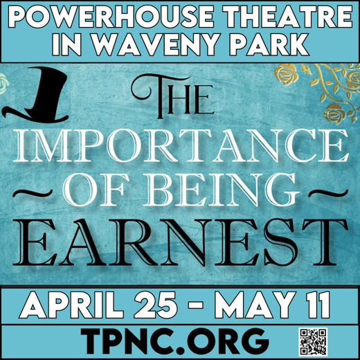 THE IMPORTANCE OF BEING EARNEST by Oscar Wilde show poster