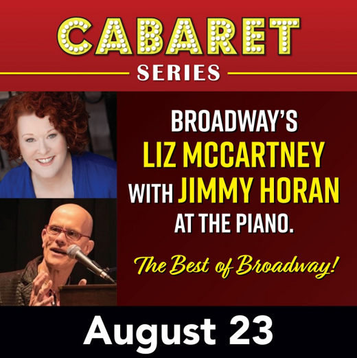 Cabaret Series: Liz McCartney with Jimmy Horan on piano show poster