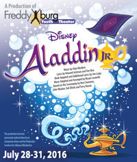 Disney's Aladdin Jr. show poster