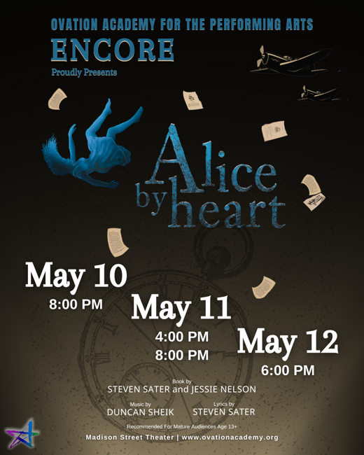 Alice By Heart show poster