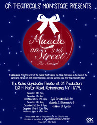 Miracle on 34th Street show poster