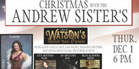 Christmas with the Andrew Sisters show poster