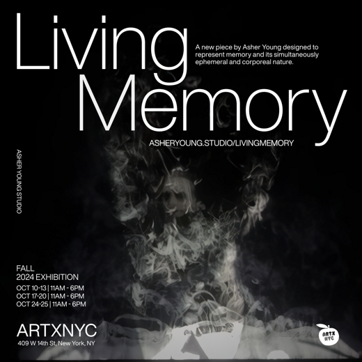 Living Memory (Asher Young Studio) show poster