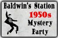Elvis 1950s Murder Mystery Dinner Party show poster