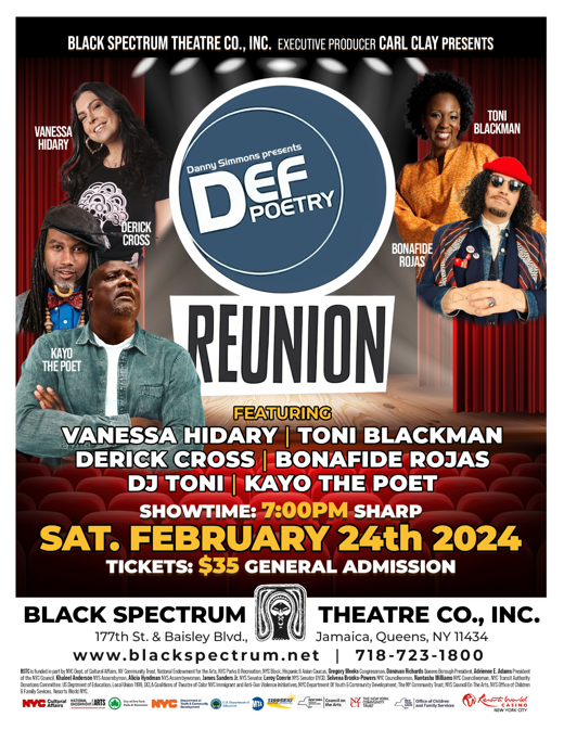 Def Poetry Reunion show poster