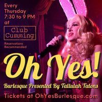 Oh Yes! Burlesque in Off-Off-Broadway Logo