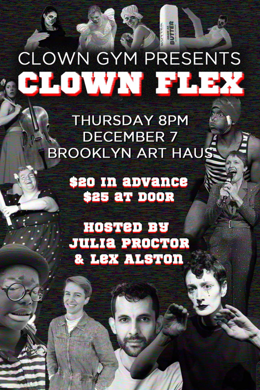 Clown Flex in Off-Off-Broadway