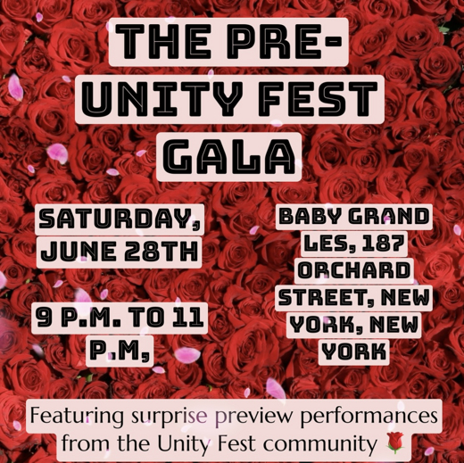 The Pre-Unity Fest Gala 