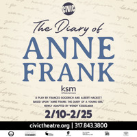 THE DIARY OF ANNE FRANK in Indianapolis Logo