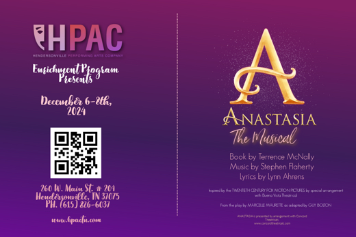 Anastasia show poster