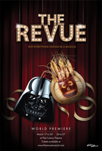 The REVUE show poster