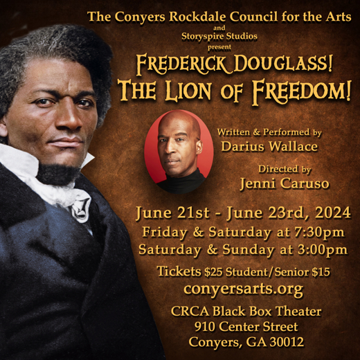 Frederick Douglass! The Lion of Freedom! show poster
