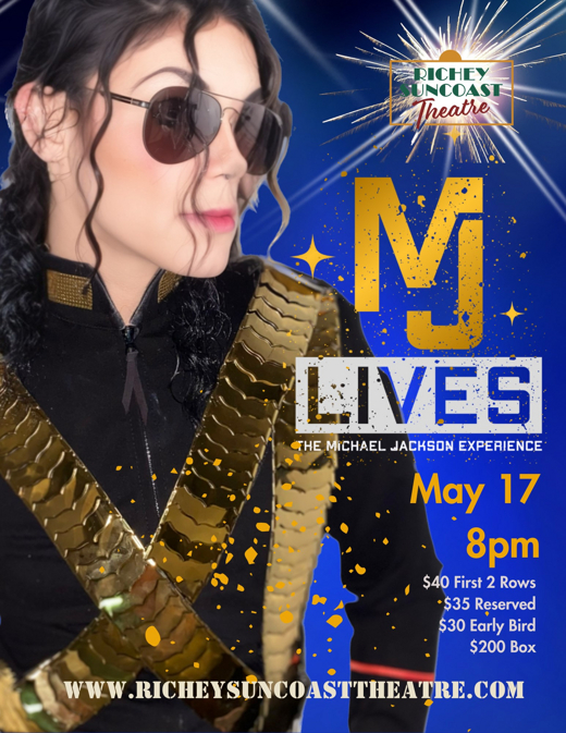 MJ Lives show poster