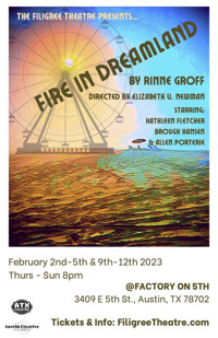 AUSTIN-BASED FILIGREE THEATRE PRESENTS ‘FIRE IN DREAMLAND’ OPENING FEB. 2 AT FACTORY ON 5TH; TICKETS ON SALE NOW