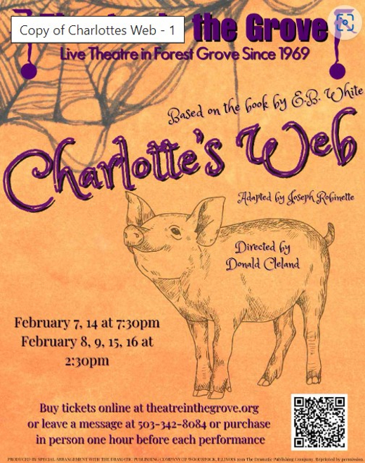 Charlotte's Web show poster