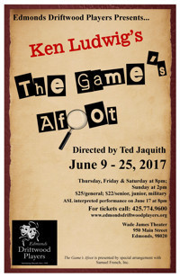 The Game's Afoot - Ken Ludwig show poster