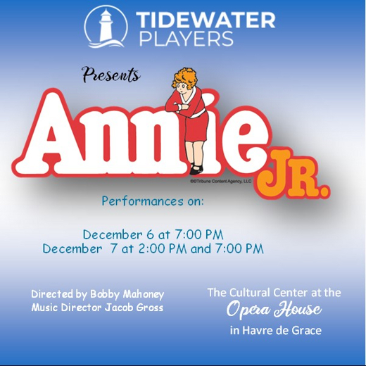 Annie Jr. show poster