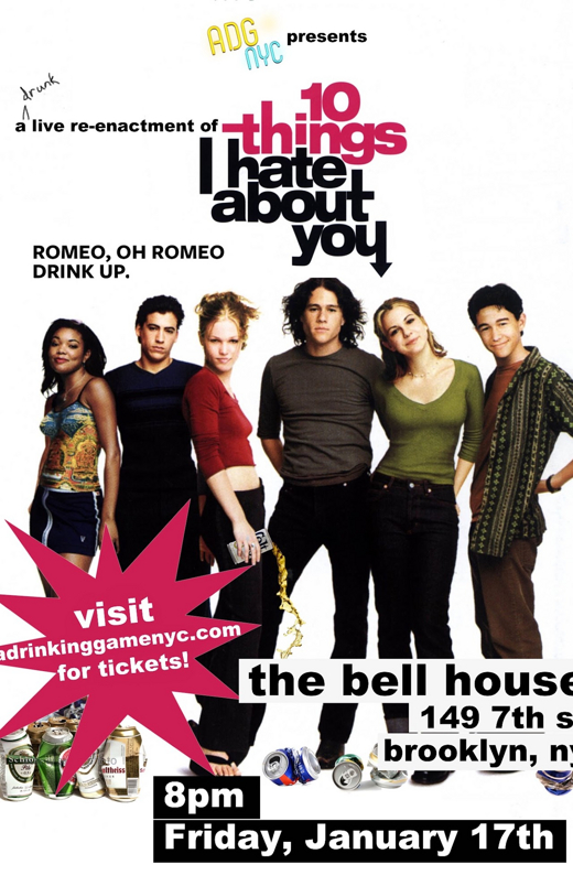 10 Things I Hate About You in Off-Off-Broadway