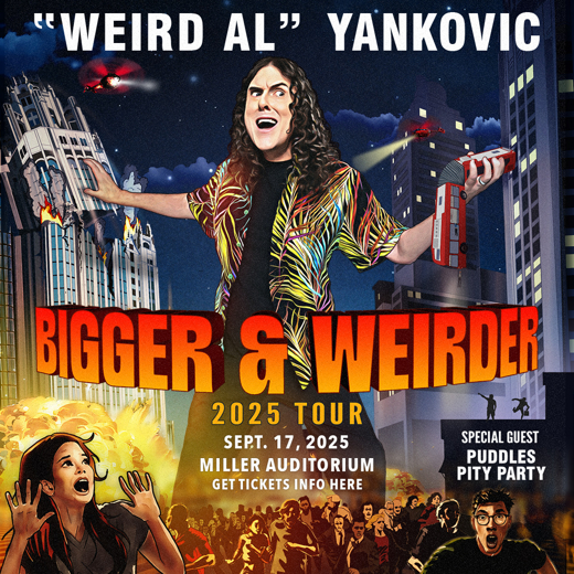 “Weird Al” Yankovic: BIGGER & WEIRDER 2025 Tour in Michigan