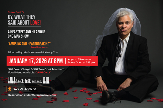 Steve Budd: Oy, What They Said About Love show poster