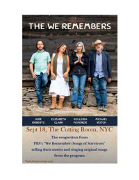 The We Remembers show poster