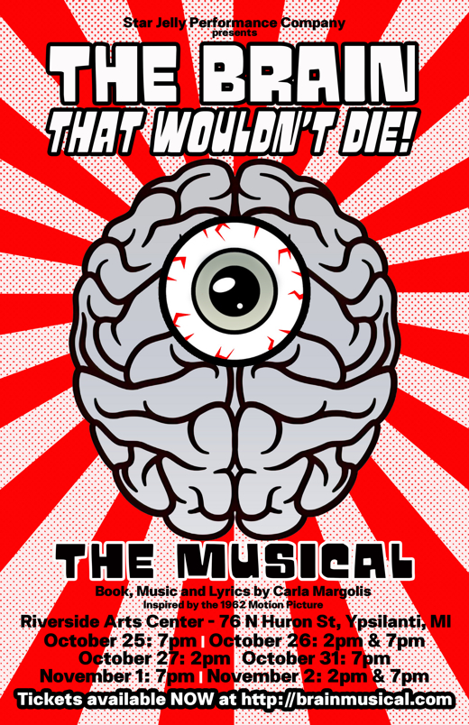 The Brain That Wouldn't Die! (The Musical) show poster