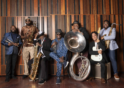 Mardi Gras Mambo featuring The Dirty Dozen Brass Band and Nathan & the Zydeco Cha Cha’s
