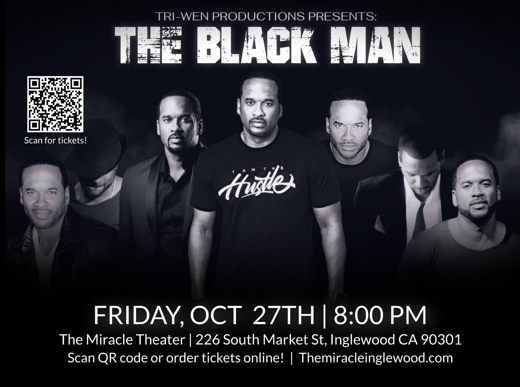 THE BLACK MAN show poster