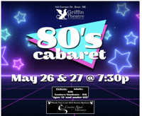 80’s Cabaret show poster