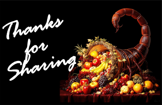Thanks for Sharing – celebrate Thanksgiving in true Theatre R.A.W. style