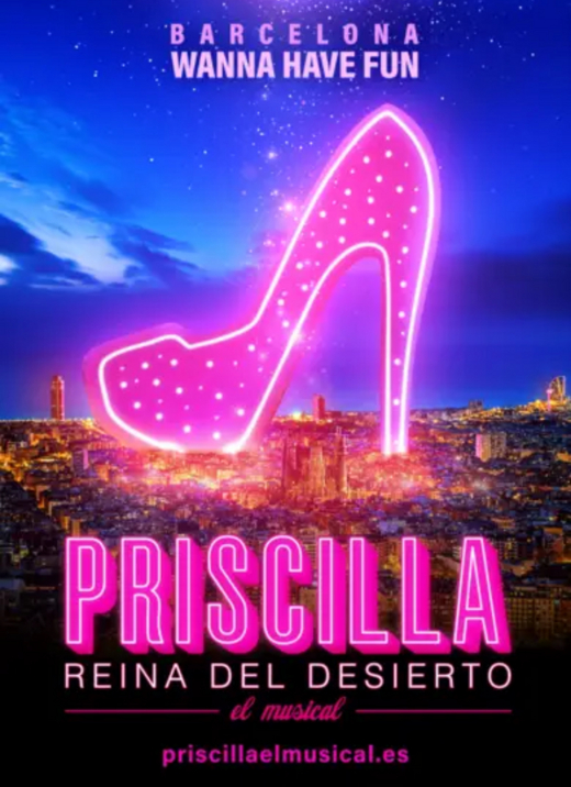 Priscilla, Reina del Desierto show poster