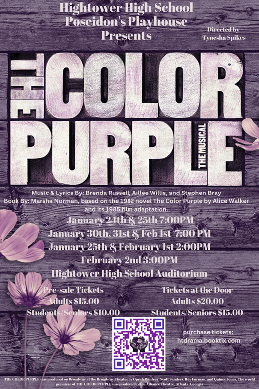 The Color Purple show poster