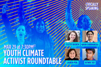 Civically Speaking: Youth Climate Activist Roundtable show poster