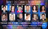 Bucket List Cabaret: Pretty Funny show poster