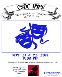CSDC Imps Troupe & Totally Red show poster
