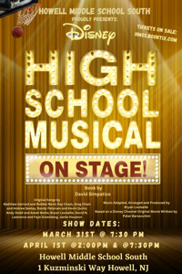 Disney's High School Musical on Stage show poster