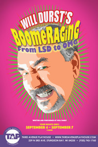 Will Durst in BoomeRaging show poster
