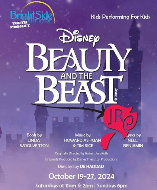 Disney's Beauty and the Beast Jr. in Broadway Logo