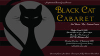 Black Cat Cabaret show poster