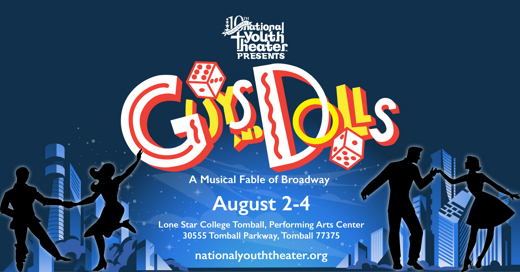 Guys and Dolls show poster