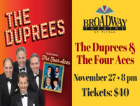 An Evening with The Duprees & The 4 Aces