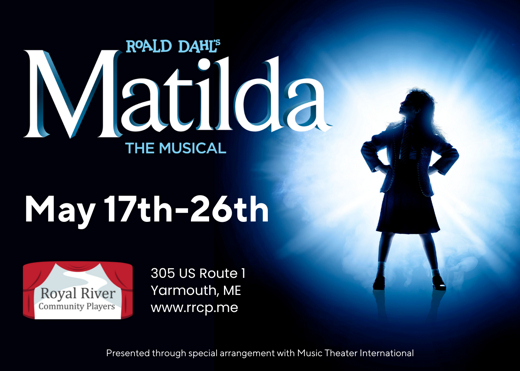 Roald Dahl's Matilda the Musical show poster