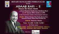 Adaab Rafi 2 show poster