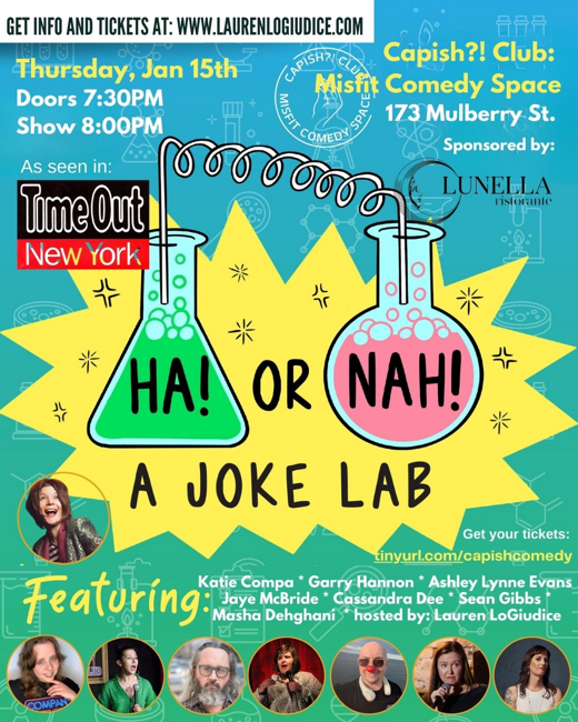 Ha! or Nah!: A Joke Lab *TimeOut NY PICK!*