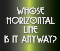 Whose Horizontal Line Is It Anyway?