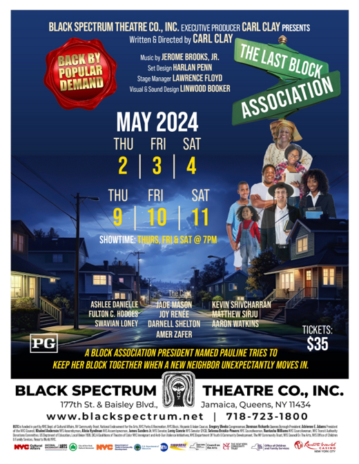 The Last Block Association show poster