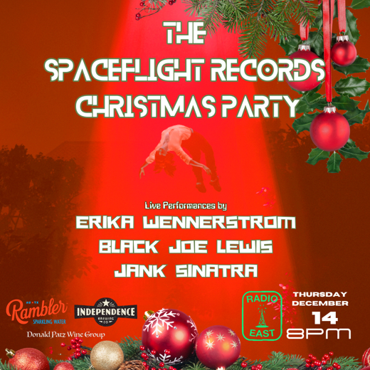 Join Spaceflight Records for their annual Christmas Party Thursday, Dec. 14 at Radio East show poster