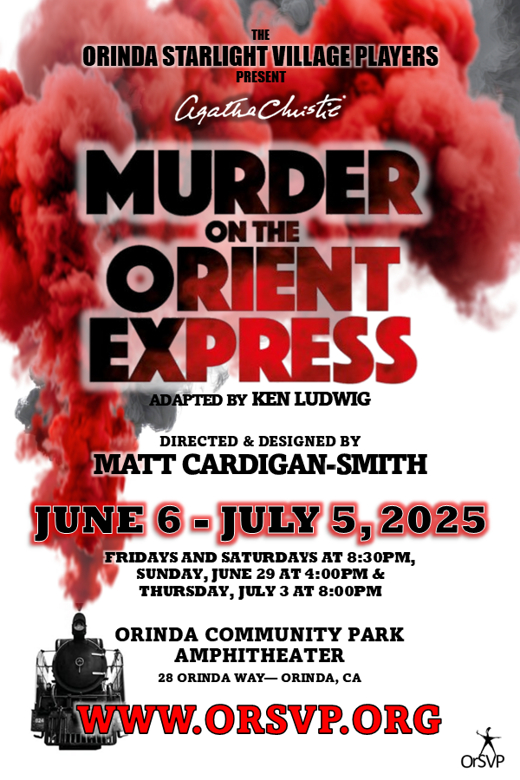 MURDER ON THE ORIENT EXPRESS in San Francisco / Bay Area