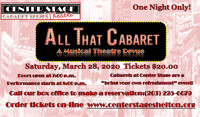 All That Cabaret: A Musical Theatre Revue
